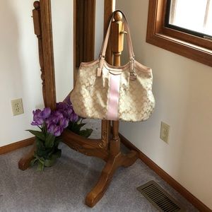 Pink Coach Handbag